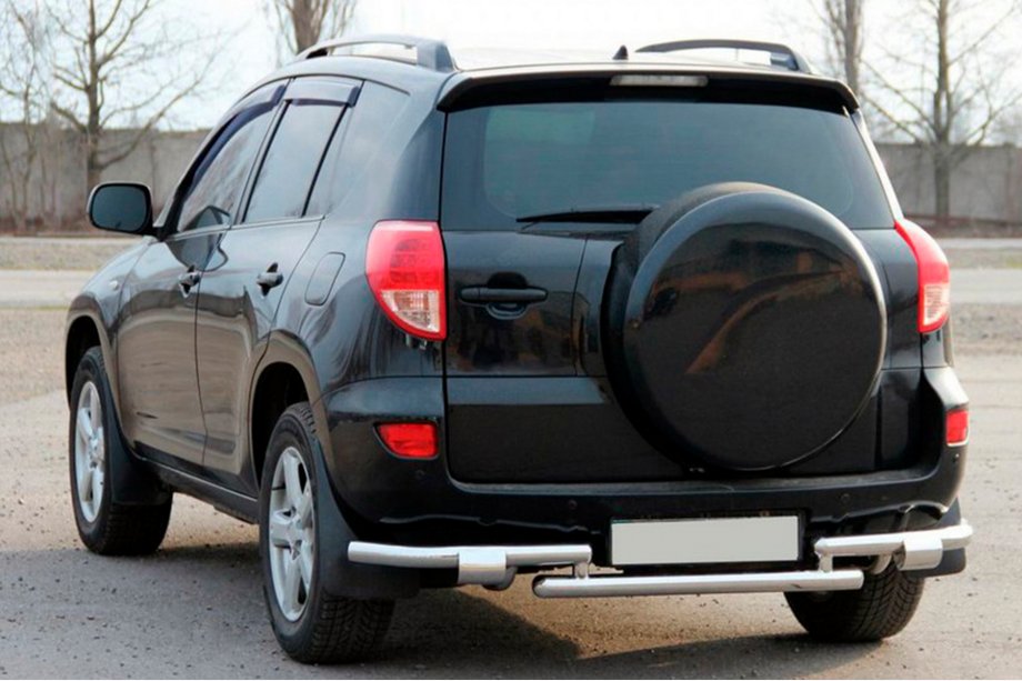 Toyota Rav 4 2006–2013 Takasuojakaaret AK005-2 (2 kpl, ruostumaton teräs) Image