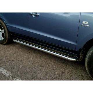Premium-sivuporrasputket (2 kpl, ruostumaton teräs) Hyundai Santa Fe 2 2006–2012 kuva 1