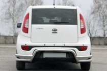 Kia Soul II 2013–2018 Takasuojakaari AK007-2 (ruostumaton teräs) kuva 1
