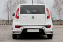 Kia Soul II 2013–2018 Takasuojakaari AK007-2 (ruostumaton teräs) kuva 3