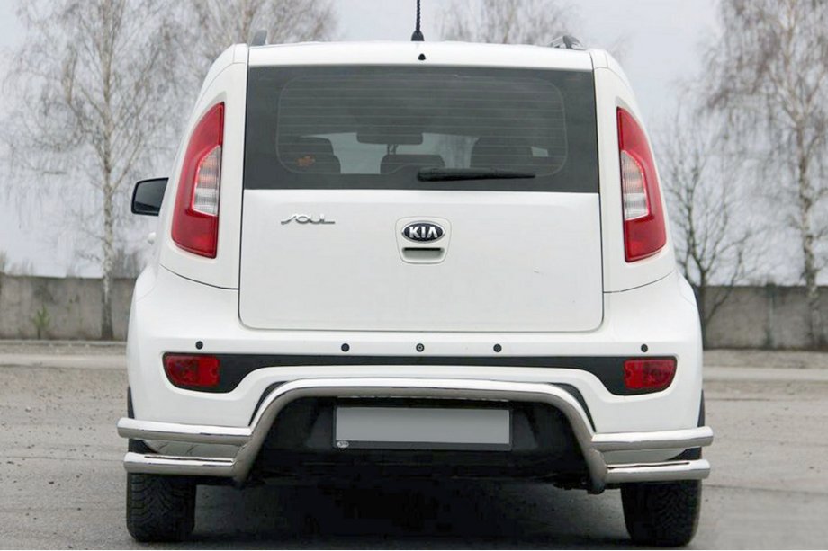 Kia Soul II 2013–2018 Takasuojakaari AK007-2 (ruostumaton teräs) Image