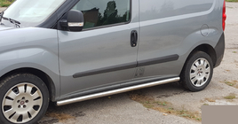 Fiat Doblo II 2010–2022 Sivuputket (2 kpl, RST) 60 mm, Maxi-jalusta kuva 4