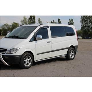 Sivupalkit BB001 (2 kpl, ruostumaton teräs) Mercedes Vito W639 2004–2014 kuva 2