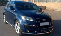 Audi Q7 2005–2015 Keulasuoja ST008 (ruostumaton teräs) Ø70 mm kuva 2