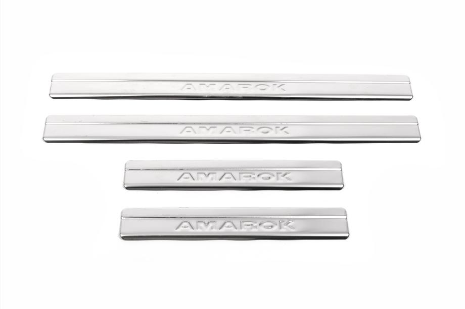 Volkswagen Amarok 2010–2022 OmsaLine kynnyslistat (4 kpl, ruostumaton teräs) Kuva 2