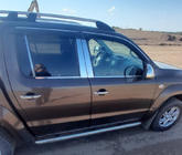 Volkswagen Amarok 2010–2022 Ikkunakehyslistat (4 kpl, RST) Carmos - turkkilainen teräs kuva 3