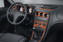 Alfa Romeo 156 1997–2007 Kojelaudan suojapaneelit (Meric) Alumiini kuva 1