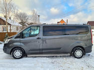 Ford Custom 2013–2022 Kromatut kattokaiteet Lyhyt, muovijalat kuva 1