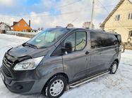 Ford Custom 2013–2022 Kromatut kattokaiteet Lyhyt, muovijalat kuva 2