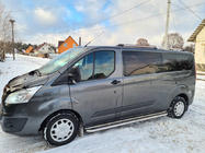 Ford Custom 2013–2022 Kromatut kattokaiteet Lyhyt, muovijalat kuva 3