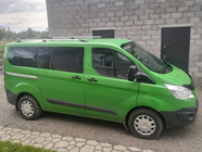 Ford Custom 2013–2022 Kromatut kattokaiteet Lyhyt, muovijalat kuva 12