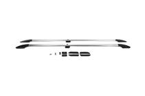 Ford Custom 2013–2022 Kromatut kattokaiteet Lyhyt, muovijalat kuva 5
