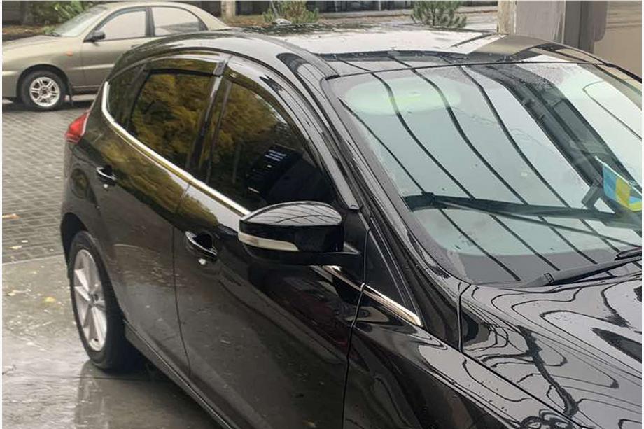 Ford Focus III 2011–2017 Ikkunoiden alalistat (8 kpl, ruostumaton teräs) Image