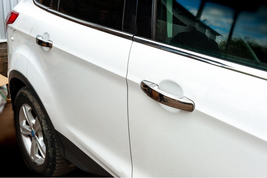 Ford Kuga/Escape 2013–2019 Ovenkahvan suojakuoret (4 kpl, ruostumaton teräs) Ilman aukkoa keyless-anturille, ABS-muovi Image