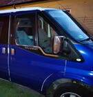 Ford Transit 2000–2014 Ovenkahvojen suojakuoret (ruostumaton teräs) 4 ovea, OmsaLine – italialaista ruostumatonta terasta kuva 4