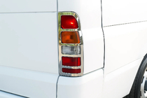 Ford Transit 2000–2014 Takavalojen kromikehykset (2 kpl, ruostumaton teräs) kuva 1