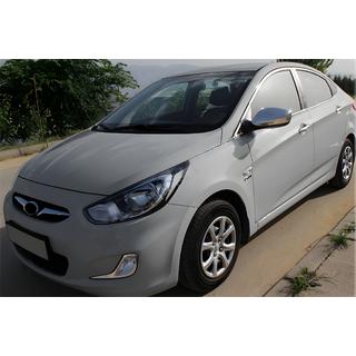 Kromiset peilinkuoret ilman vilkun aukkoa (2 kpl) Hyundai Accent 2011–2017 kuva 1