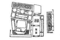 BMW 3-sarja E46 1998–2006 Kojelaudan suojapaneelit (Compact) Alumiini kuva 4
