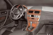 BMW X3 E83 2003–2010 Kojelaudan suojat Tumma puu kuva 6