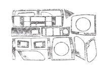 BMW X5 E53 1999–2006 Kojelaudan listat V-1 kuva 4