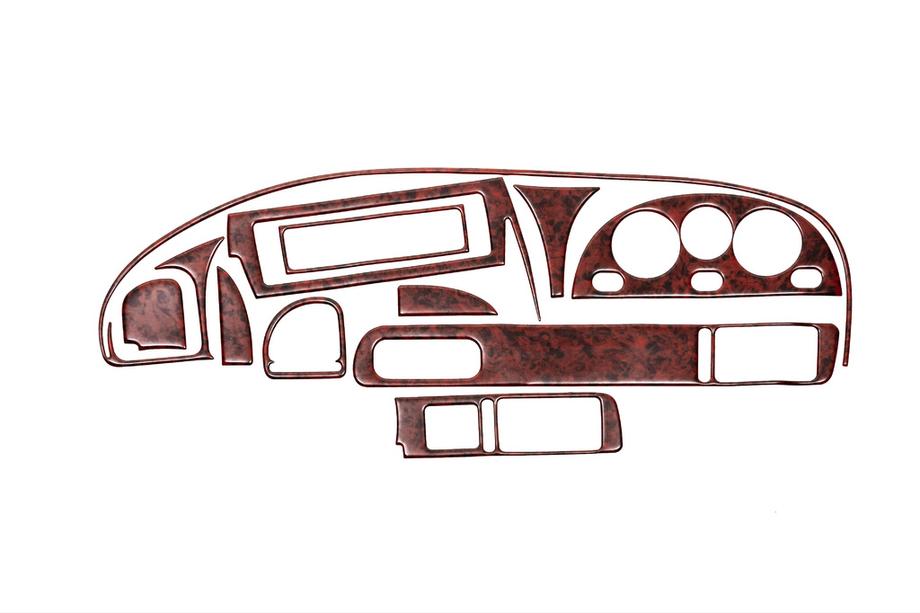 Chevrolet Tacuma/Rezzo 2000–2008 Kojelaudan koristelistat Alumiini Image