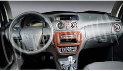 Citroen C-3 2002–2009 Kojelaudan suojat Alumiini kuva 4