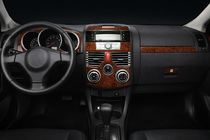 Daihatsu Terios 2006–2017 Kojelaudan suojat Alumiini kuva 1