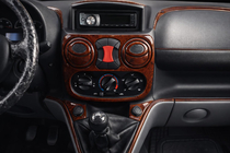 Fiat Doblo I 2005–2010 Kojelaudan suojat Alumiini kuva 1