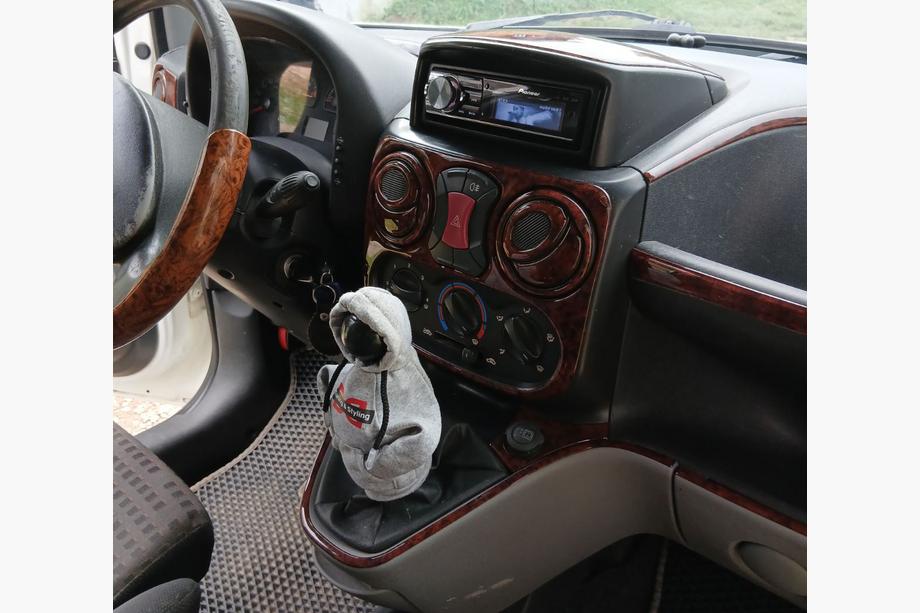 Fiat Doblo I 2005–2010 Kojelaudan suojat Hiilikuitu Kuva 12