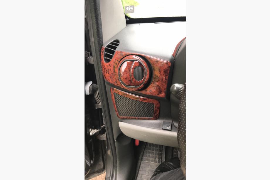 Fiat Doblo I 2005–2010 Kojelaudan suojat Hiilikuitu Kuva 2
