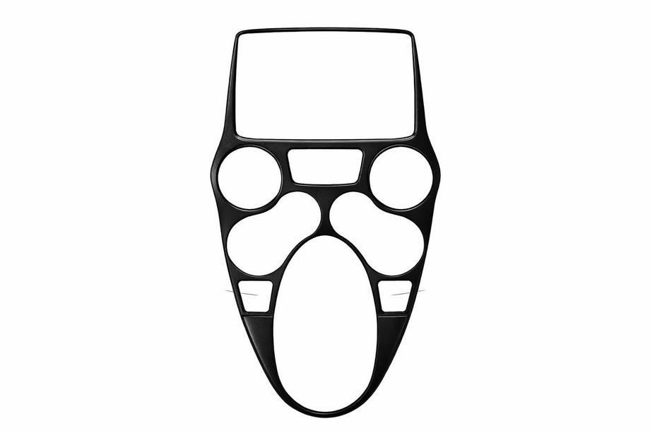 Fiat Panda 2003–2011 Kojelaudan suojat Alumiini Image