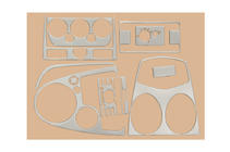 Ford Fiesta 2002–2008 Kojelaudan listat (2005-2008) Titaani kuva 2