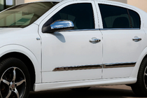 Opel Astra H 2004–2013 Ovilistat (4 kpl, ruostumaton teräs) kuva 1