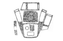 Hyundai I-30 2007–2011 Kojelaudan listat Small Alumiini kuva 1