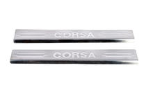 Opel Corsa C 2000–2006 Carmos V2 kynnyslistat (2 kpl, ruostumaton teräs) kuva 2