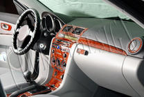 Mazda 3 2003–2009 Kojelaudan suojat Alumiini kuva 5