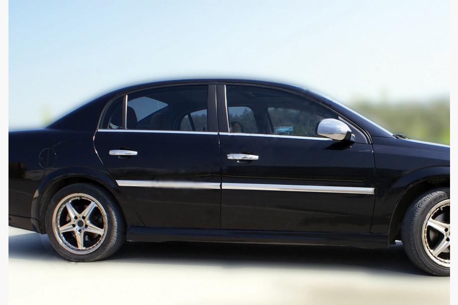 Opel Vectra C 2002–2008 Ikkunankehyksen ulkolistat (4 kpl, ruostumaton teräs) OmsaLine – italialainen ruostumaton teräs Kuva 3