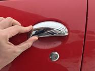 Peugeot 206 1998–2024 Ovenkahvojen suojakuoret (ruostumaton teräs) 4 kpl, Carmos – turkkilaista terästä kuva 1