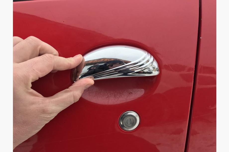 Peugeot 206 1998–2024 Ovenkahvojen suojakuoret (ruostumaton teräs) 4 kpl, Carmos – turkkilaista terästä Image