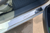 Peugeot 207 2006–2014 Carmos kynnyslistat (4 kpl, RST) kuva 1
