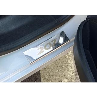 Carmos kynnyslistat (4 kpl, RST) Peugeot 207 2006–2014 kuva 2