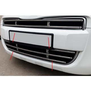 Yhtenäinen maski (ruostumaton teräs) Peugeot Partner Tepee 2008–2018 kuva 1
