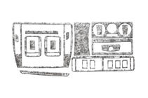 Volkswagen Passat B5 1997–2005 Kojelaudan listat 2004-2005 Alumiini kuva 3