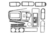 Volkswagen Bora 1998–2004 Auton sisustan tuning Alumiini kuva 3