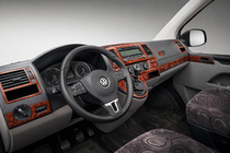 Volkswagen T5 2010–2015 Kojelaudan suojat Hiilikuitu kuva 1