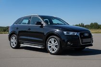 Audi Q3 2011–2019 Maya V2 sivuportaat (2 kpl, alumiini) kuva 1