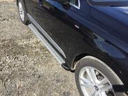 Audi Q7 2015–2026 Maya V2 sivuportaat (2 kpl, alumiini) kuva 2