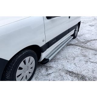 Maya V2 sivuportaat (2 kpl, alumiini) Citroen Berlingo 1996–2008 kuva 1