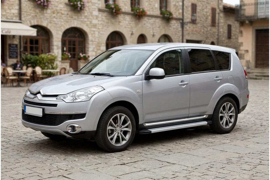 Citroen C-Crosser 2007–2013 Maya V2 sivuportaat (2 kpl, alumiini) Image