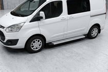 Ford Custom 2013–2022 Maya V2 sivuportaat (2 kpl, alumiini) kuva 1